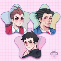 Ace Attorney Buttons 