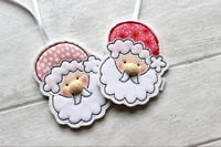 Image 1 of Pink Santa Claus Decoration 