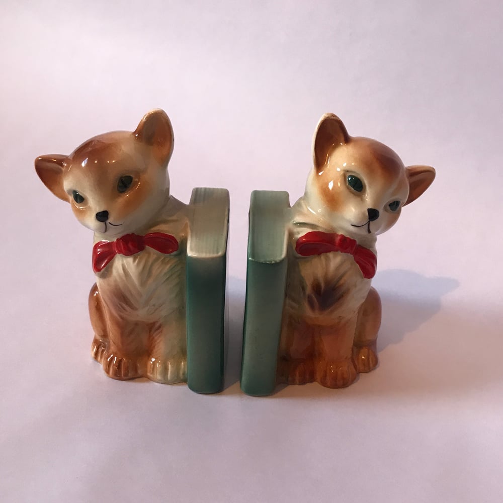 Image of Cat bookends 