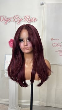 Image 11 of Cherry curtain bangs luxury (ready to ship) 