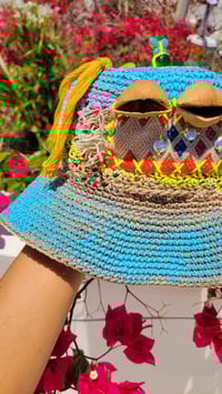 Image 4 of Cosmic Antenna Crochet Cosmic Cap