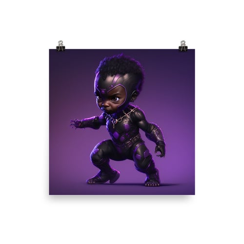 Image of Marvel Babies - The Black Panther Shuri | Photo paper poster