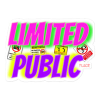 'Limited Public Place' Sticker