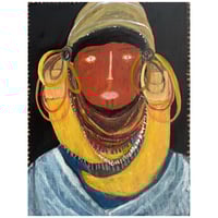 Image 1 of ‘Tribesmen’ 2025 mixed media on canvas