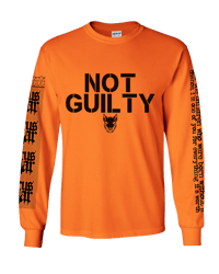 NOT GUILTY LS SHIRT