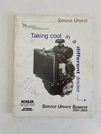 Image 1 of Kohler Service Update Seminar 2001-2002