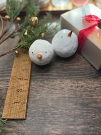 Image 3 of Spun Cotton Snowman Ornament