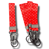 ML- Mayjah Wristlet - Red ML pattern 