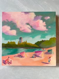 Image 1 of "Beach Day", 14x14" Original Painting