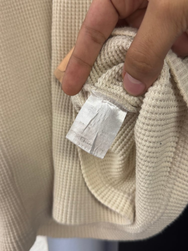 Image of Tornado Mart Waffle Vneck Tee