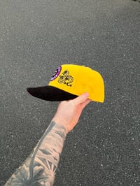 Image 4 of PURPLE BRIM CORDUROY VISOR SEATTLE MARINERS CUSTOM FITTED CAP