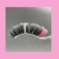 Image 4 of Pink Glitter Lashes 