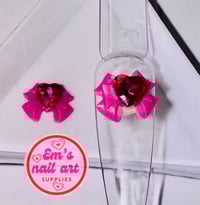 Hot pink bow 