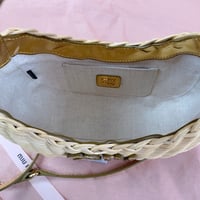 Image 6 of Miumiú Raffia Hobo Bag