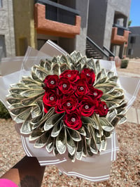 Image 2 of Money Flower Bouquet (Available 2/14)