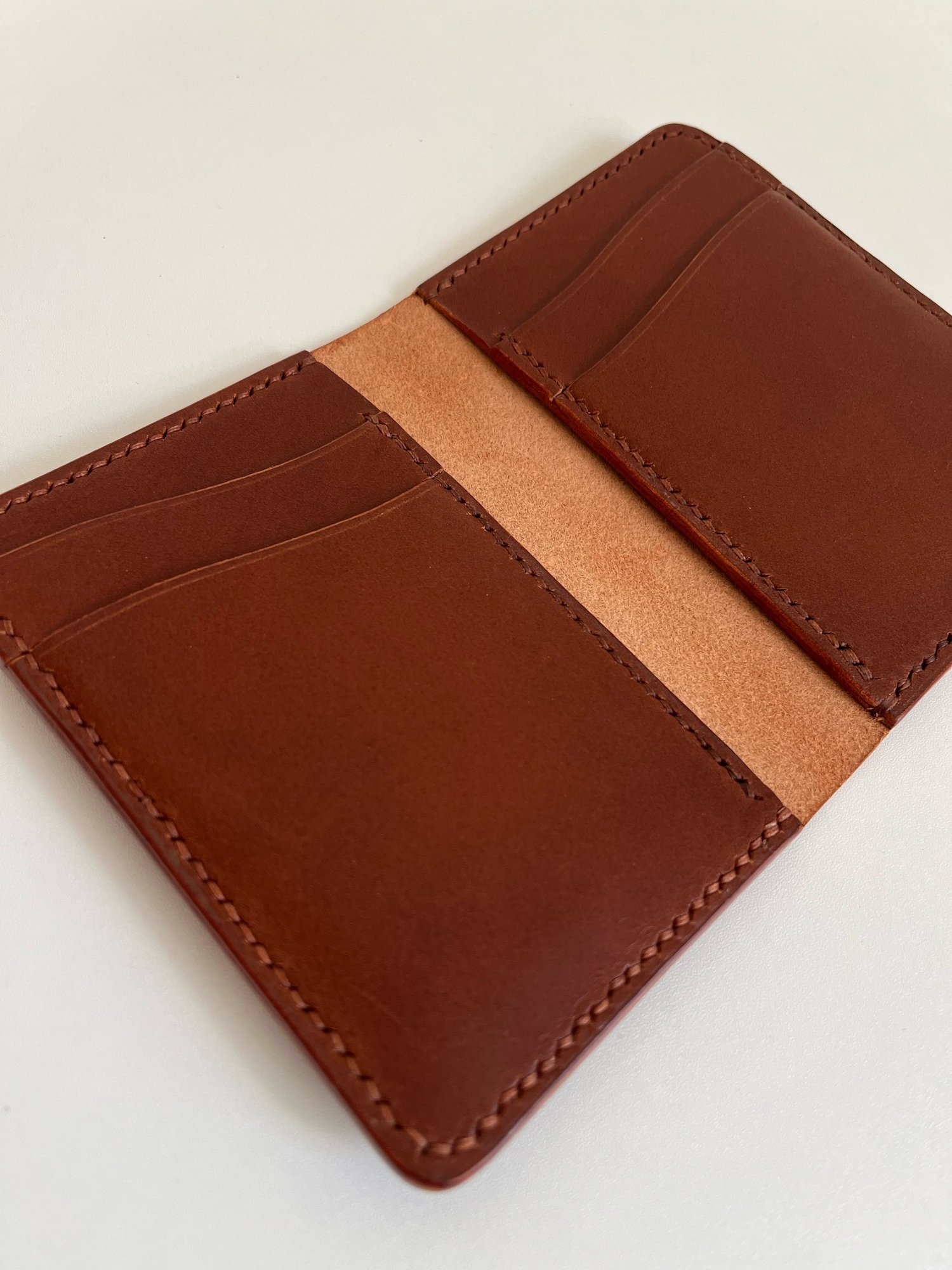 Image of Chestnut Buttero Vertical Cardholder