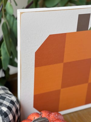 Image of Pumpkin Barn Quilt