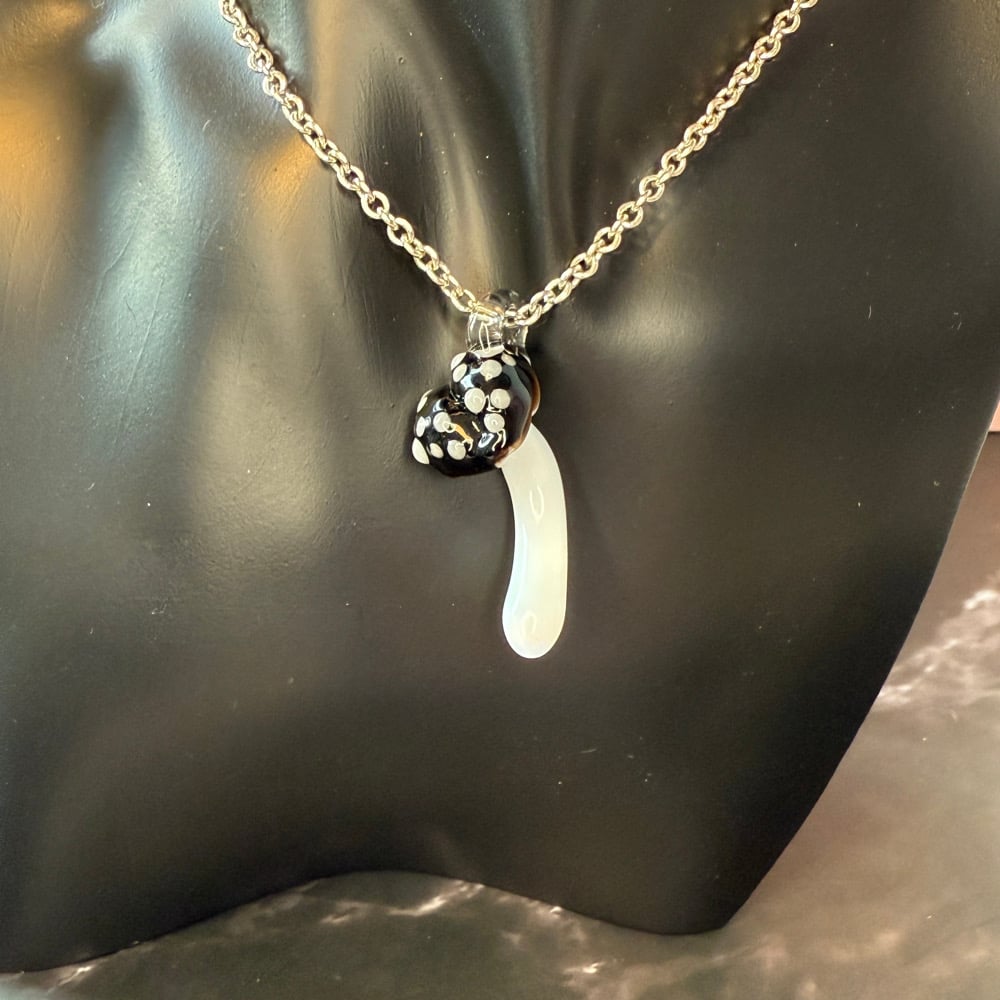 Image of Heart Mushroom Pendants 