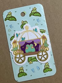 White Carriage: Vynil 2in Sticker
