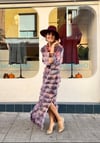PURPLE FRINGES KAFTAN