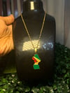 Guyanese plate necklace 