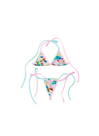 Image 1 of Skyblue/Babypink Bape Bikini