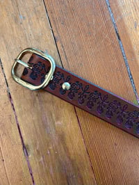 Dancing Snoopy Belt (Brown) Sz 39