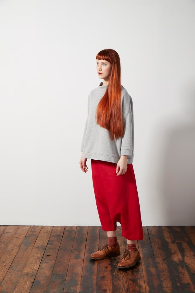 Image of Ruched Waist Sarouel Trousers