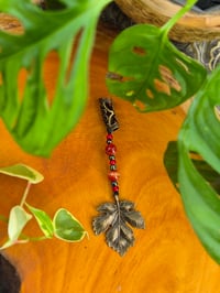 Image 3 of Leafy Dangle with Carnelian