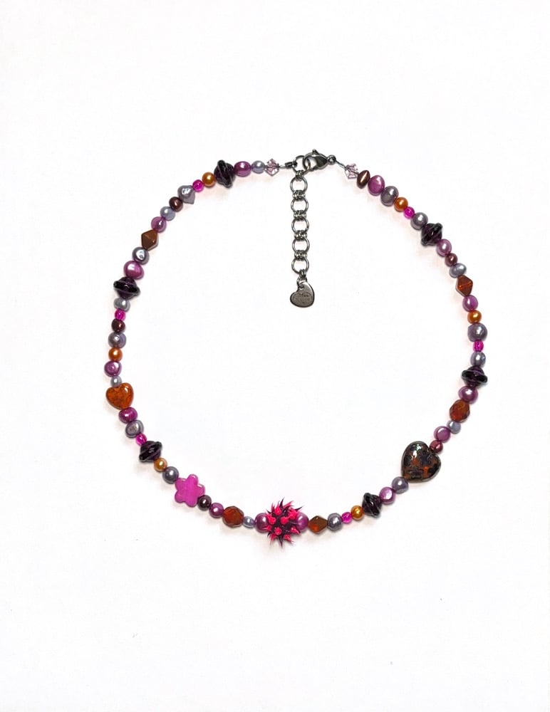 Image of neon hearts