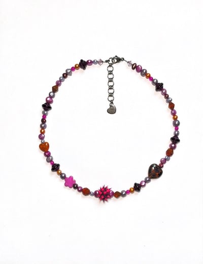 Image of neon hearts