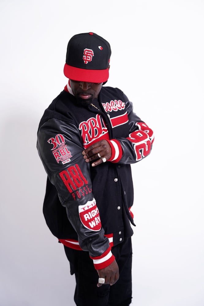 Image of RBL Posse Varsity Jackets (Black/Red)