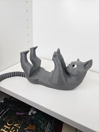 Image 2 of Cat Book Display with Articulating Tail – Book Holder for Shelves – Fits Up to 2” Books 