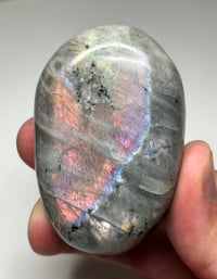 Image 14 of Sunset Labradorite Palm Stone #2885