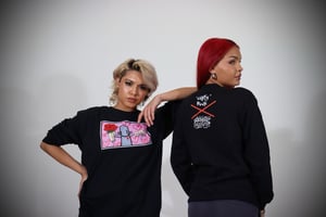 Image of Bleeding hearts crewneck. Archer valentine X ChrisRWK collab