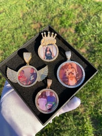 Image 4 of King and Queen Photo Pendant