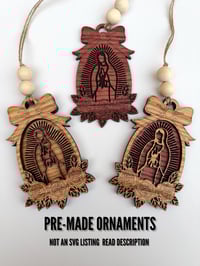Image 1 of PRE-ORDER VIRGENCITA 2025 WOOD ORNAMENTS