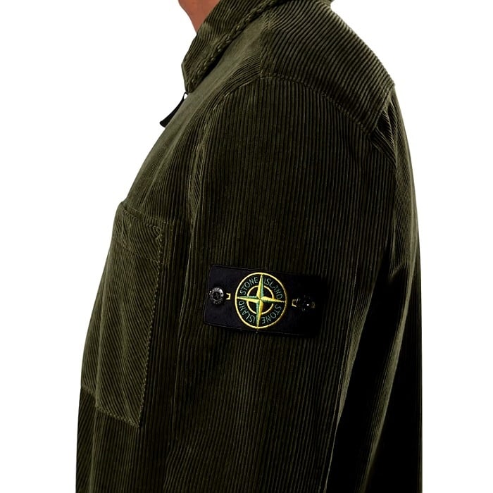 Image of STONE ISLAND 11604ORGANIC COTTON CORDUROY OVERSHIRT