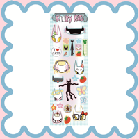 Image 1 of Kooky Katz sticker sheets