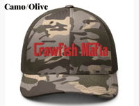 Image 3 of Crawfish Mafia Camouflage trucker hat