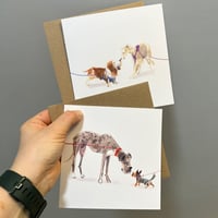 Image 4 of Canine Encounters - Set of 5 Luxury Greetings Cards