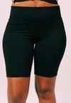 BLACK MEGAN BIKER SHORTS