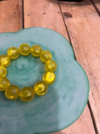 Image 2 of Yellow bead bracelet 