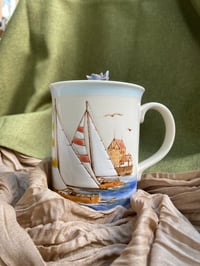 Image 3 of Ghost Echeveria in Sailboat Mug