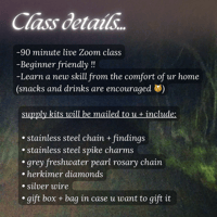 Image 3 of LIVE JEWELRY MAKING WORKSHOP (zoom class)