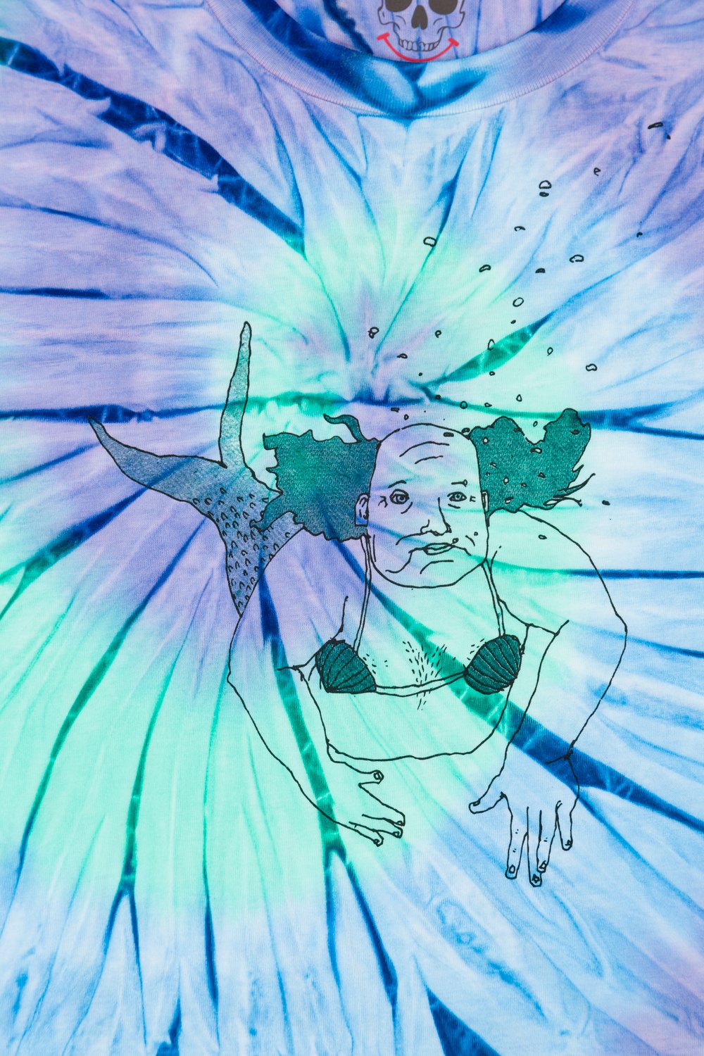 Merman Tye-dye Kids-T (Organic)