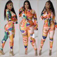 Image 2 of Electrify me leggings set