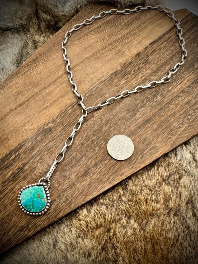 Image of Kingman Adjustable Necklace - handmade chain