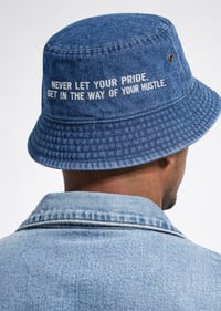 Image 2 of ENTRAPRENEUR Denim Bucket Hat
