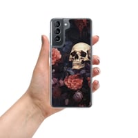 Image 5 of Goth Inspired Baroque Style Painting Skulls and Flowers Clear Case for Samsung®